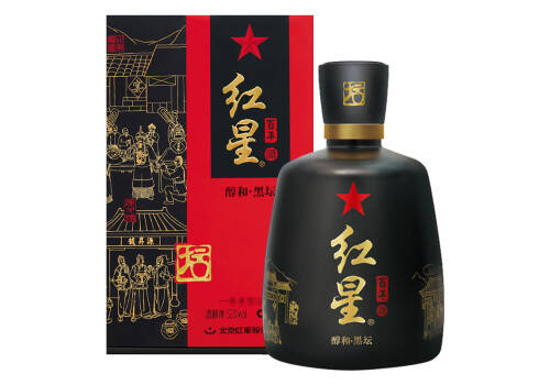 52度北京红星百年酒醇和黑坛白酒500ml多少钱一瓶？