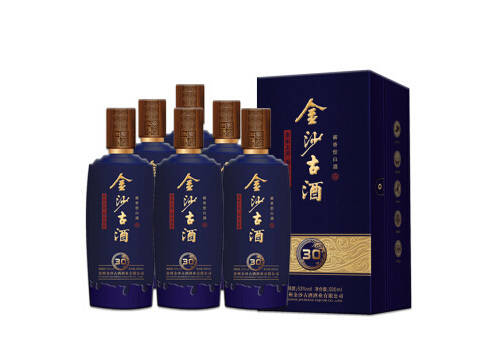 53度贵州金沙古酒30酱香型白酒整500mlx6瓶整箱价格？