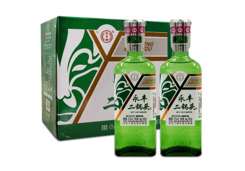 42度永丰牌北京二锅头酒小方瓶绿瓶铁盖500mlx6瓶整箱价格？