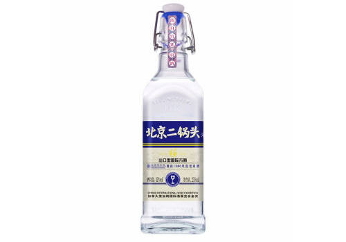 42度华都北京二锅头酒出口型国际小方瓶蓝标258ml多少钱一瓶？