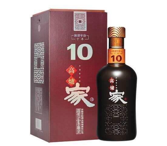 安徽高炉家酒10年多少钱一瓶，120元口感顺滑易饮但丰富度不够