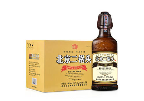 46度京宫北京二锅头出口型方瓶黑标500mlx12瓶整箱价格？