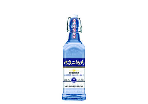 42度华都北京二锅头酒出口型国际方瓶蓝瓶450ml多少钱一瓶？