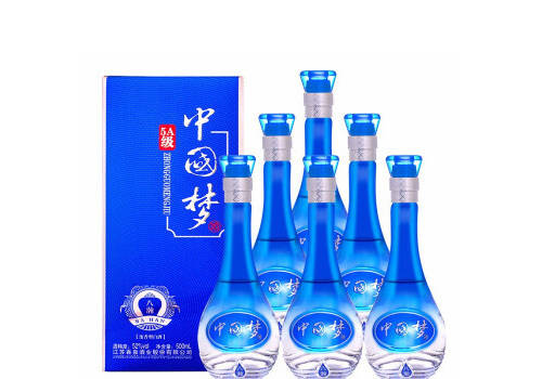 52度八瀚洋河镇5A级中国梦酒卓美人6瓶整箱市场价多少钱？