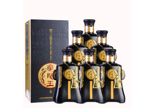 52度兰陵王浓香型白酒黑瓶450mlx6瓶整箱价格？