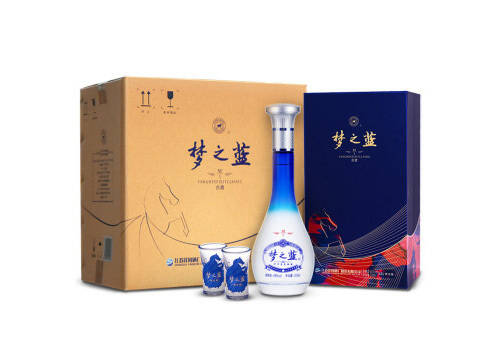 45度洋河梦之蓝M1·精尊享版白酒500mlx4瓶整箱价格？