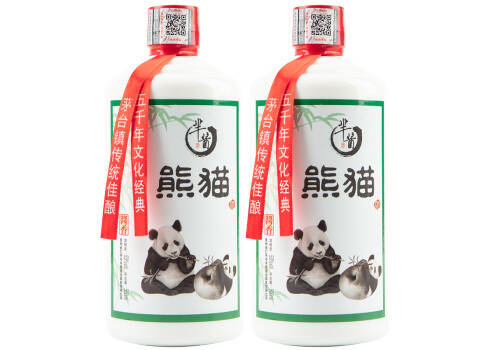 53度贵州茅台镇芈醤熊猫酒500mlx2瓶礼盒装价格多少钱？