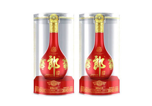 53度郎酒红花郎（15）酱香型白酒500nlx2瓶礼盒装价格多少钱？