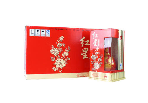52度北京红星百年酒红花瓷瓶（花开富贵）6瓶整箱价格？