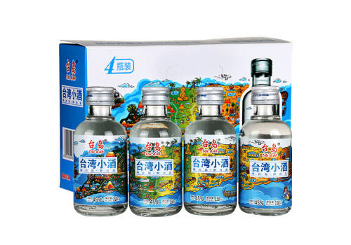 45度台岛台湾小酒板砖150mlx4瓶礼盒装价格多少钱？