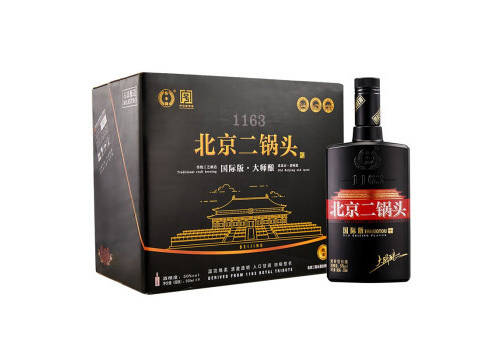 50度永丰牌北京二锅头酒清雅绿波国际版大师酿黑瓶500mlx9瓶整箱价格？