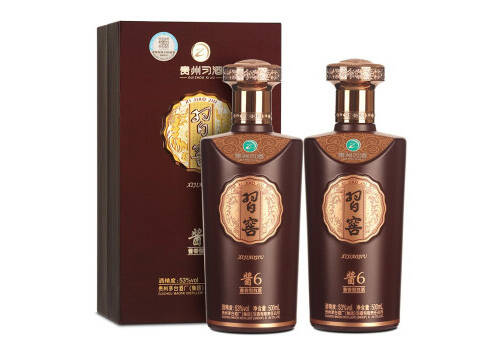 53度贵州习酒习窖酱6酱香型白酒500mlx2瓶礼盒装价格多少钱？