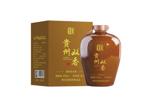 53度贵州双香酱香型白酒5L多少钱一瓶？