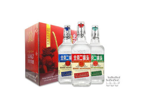 42度永丰牌北京二锅头出口型小方瓶红绿蓝三色混500mlx6瓶整箱价格？
