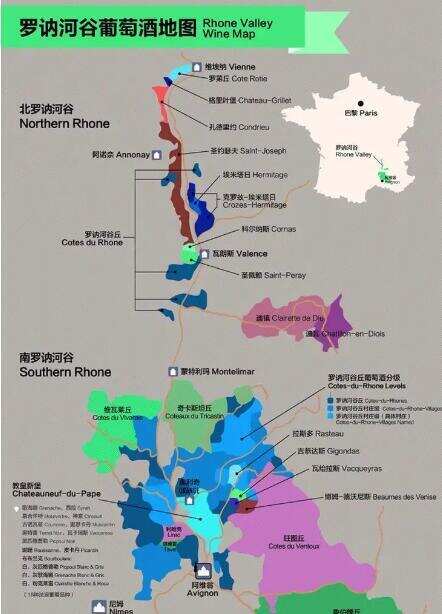 法国三大葡萄酒产区，波尔多/勃艮第/罗纳河谷是最重要的红酒产区
