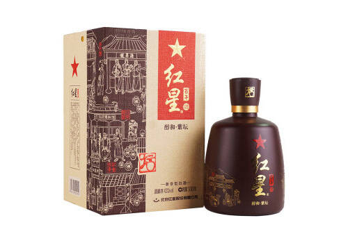 43度北京红星百年醇和紫坛500ml多少钱一瓶？