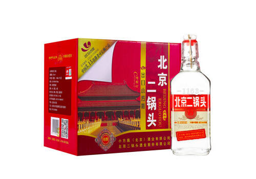 42度永丰牌北京二锅头酒出口小方瓶红标500mlx12瓶整箱价格？