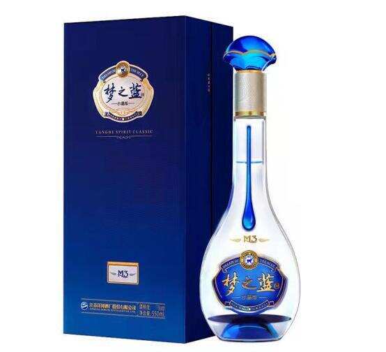 梦之蓝m3价格多少钱一瓶，500元左右最经典的是40.8度柔而不寡