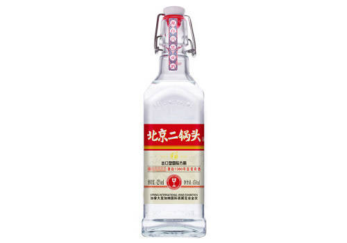 42度华都北京二锅头酒出口型国际小方瓶红标450ml多少钱一瓶？