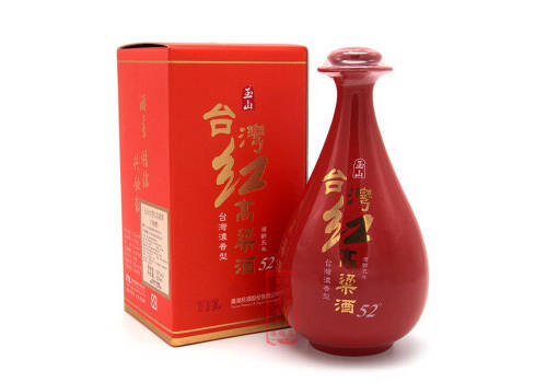 52度玉山台湾红高粱酒红瓷瓶五年陈酿500ml多少钱一瓶？