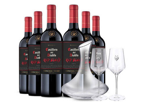 智利干露红魔鬼黑皮诺红葡萄酒6瓶整箱价格多少钱？