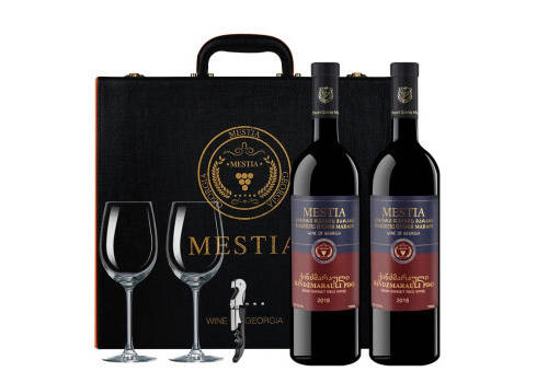 格鲁吉亚梅斯蒂亚Mestia金泽玛拉乌里半甜红葡萄酒750mlx6支整箱装价格多少钱？