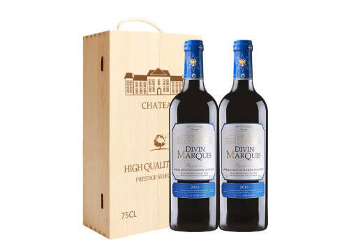 法国靓姿柏庄园干红葡萄酒750mlx2瓶礼盒装价格多少钱？