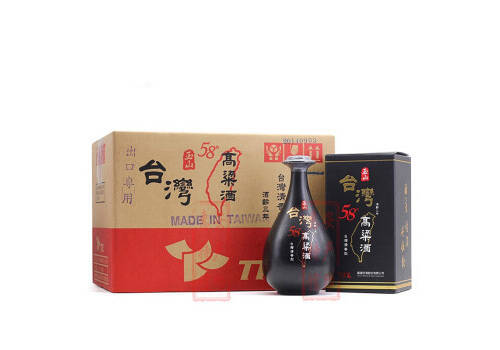 58度玉山台湾高粱酒58度黑瓷瓶白酒500ml整箱6瓶500mlx6瓶整箱价格？