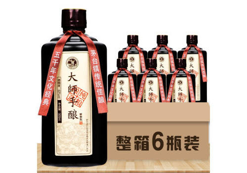 53度贵州茅台镇张义斋大师手酿酒500mlx6瓶整箱价格？