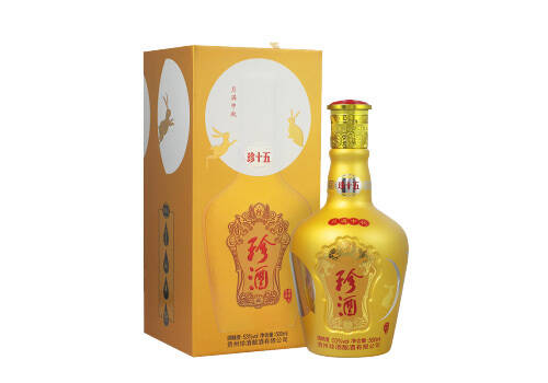 53度贵州珍酒珍十五玉兔坤沙酱香型白酒500ml多少钱一瓶？