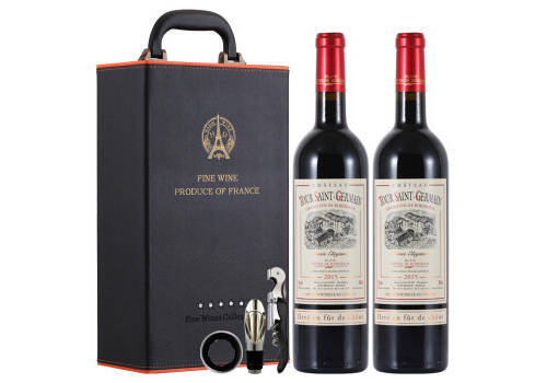 法国朗克鲁国王雄狮干红葡萄酒750mlx2瓶礼盒装价格多少钱？