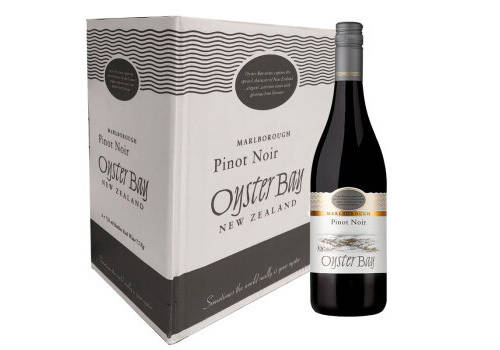 新西兰马尔堡产区蚝湾Oyster Bay黑皮诺干红葡萄酒750mlx6支整箱装价格多少钱？