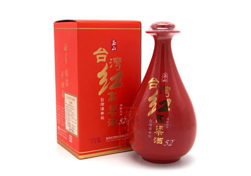 52度玉山台湾红高粱酒红瓷瓶五年陈酿2016老酒500ml多少钱一瓶？