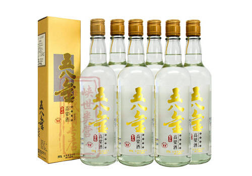 58度玉山台湾高粱酒五八金小酒300ml×24瓶多少钱一瓶？