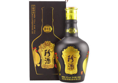 53度贵州珍酒珍十五鸡年珍藏版酱香白酒500ml多少钱一瓶？