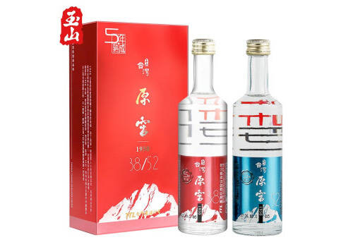 38+58度玉山台湾原窖五年陈高粱酒小红蓝湾80mlx2瓶礼盒装价格多少钱？