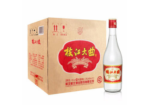 42度枝江大曲白酒480mlx12瓶整箱价格？