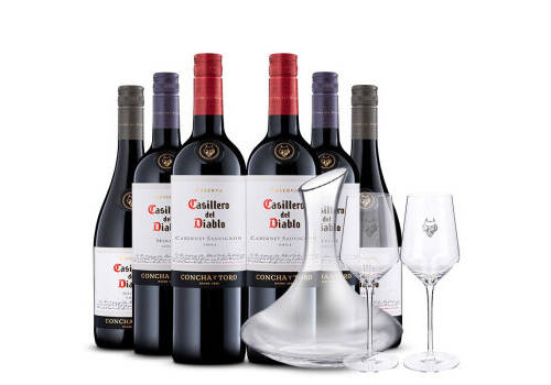 智利干露红魔鬼设拉子红葡萄酒750ml6瓶整箱价格多少钱？
