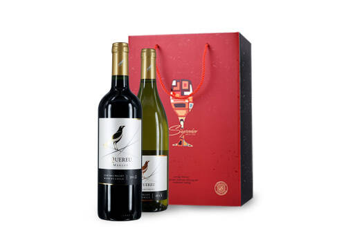 智利智鹂卡曼尼+梅洛葡萄酒750mlx2瓶礼盒装价格多少钱？