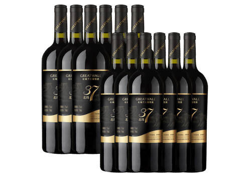 国产长城北纬37度精选级赤霞珠干红葡萄酒750mlx2瓶礼盒装价格多少钱？