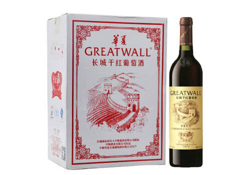 国产长城GreatWall华夏九二92赤霞珠干红葡萄酒炫金版750ml6瓶整箱价格多少钱？