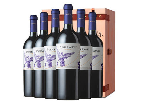 智利蒙特斯MONTES紫天使红葡萄酒750mlx2瓶礼盒装价格多少钱？
