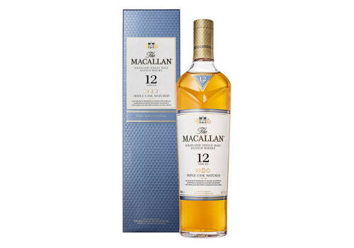 麦卡伦MACALLAN洋酒12年单一麦芽苏格兰威士忌价格多少钱一瓶？