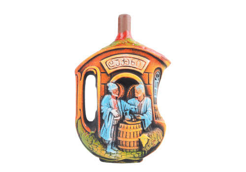 格鲁吉亚玛拉尼陶罐工彩绘骑士半甜红葡萄酒750ml一瓶价格多少钱？