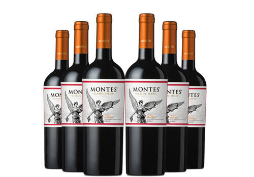 智利蒙特斯montes经典系列梅洛红葡萄酒750ml一瓶价格多少钱？整箱价格多少钱？