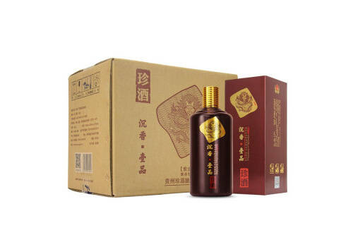 53度贵州珍酒沉香一品紫金版酱香型白酒500mlx6瓶整箱价格？