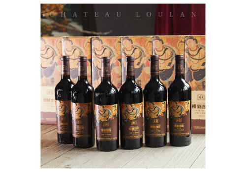 国产楼兰loulan彩系列有机赤霞珠蛇龙珠混酿干红葡萄酒750ml一瓶价格多少钱？