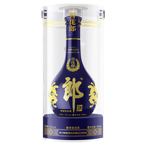 53度青花郎·经典咏流传2021年冠名纪念酱香型白酒500ml现在市场价格