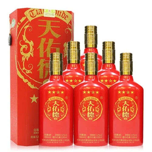 42度天佑德青稞酒红四天6瓶整箱一般价格多少钱