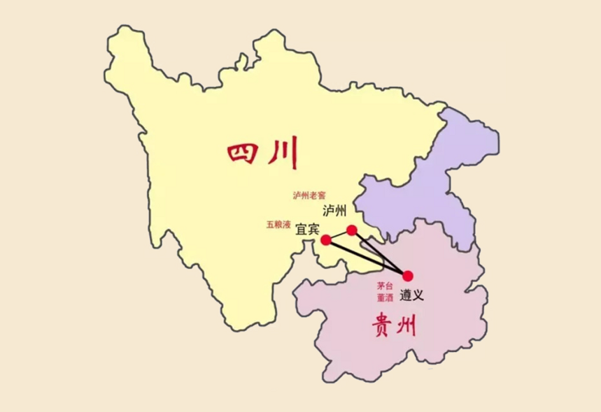 中国白酒地图，你的家乡有哪些名酒？